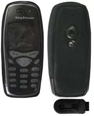 matshop.gr - ΘΗΚΗ SONY ERICSSON T200 ZIPPER ΔΕΡΜΑΤΙΝΗ BLACK