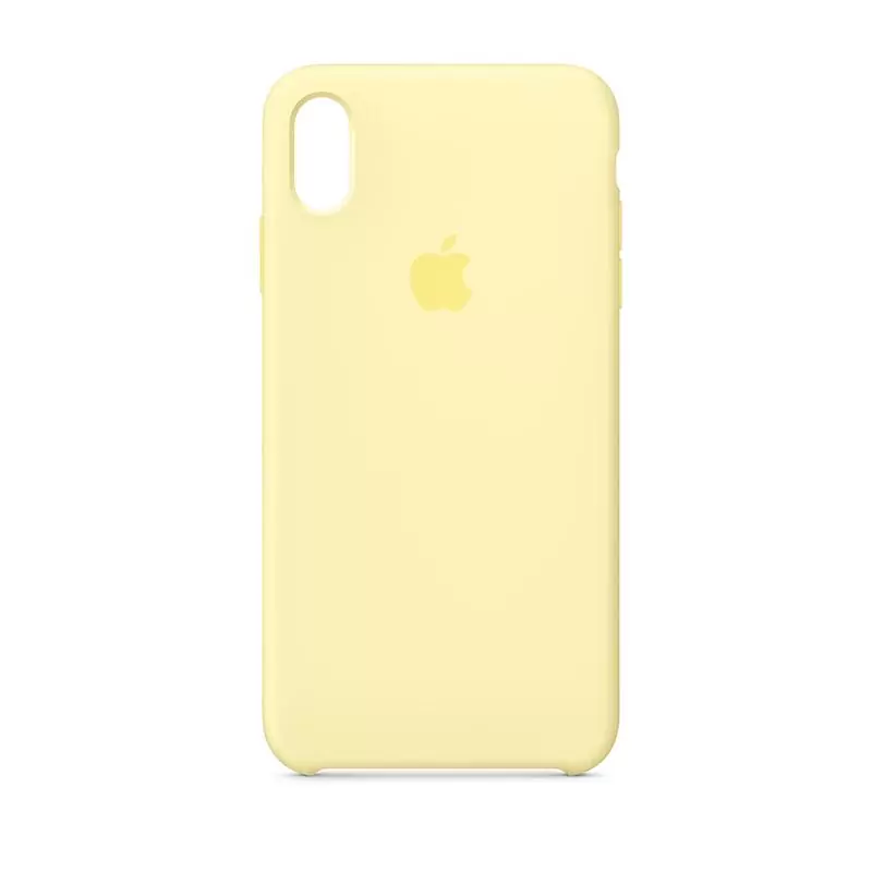 matshop.gr - ΘΗΚΗ IPHONE XS MAX MUJR2ZM/A SILICONE COVER YELLOW MELLOW PACKING OR