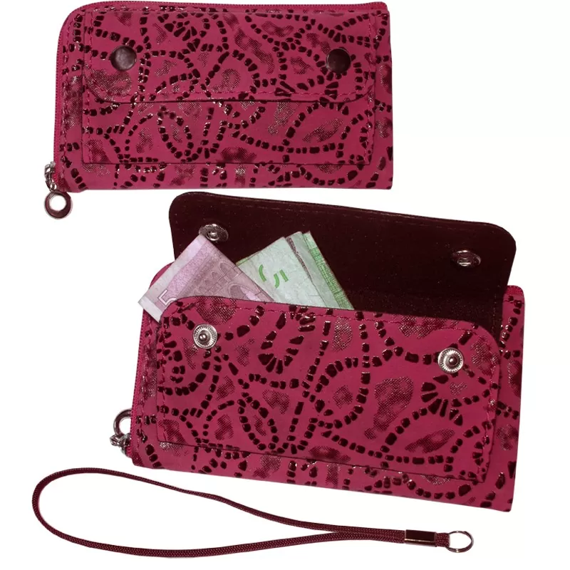 matshop.gr - VOLTE-TEL ΘΗΚΗ ΠΟΥΓΚΙ D02 ZIPPER ΜΕ ΚΟΡΔΟΝΙ (2 ΘΕΣΕΙΣ) 4.3" RED