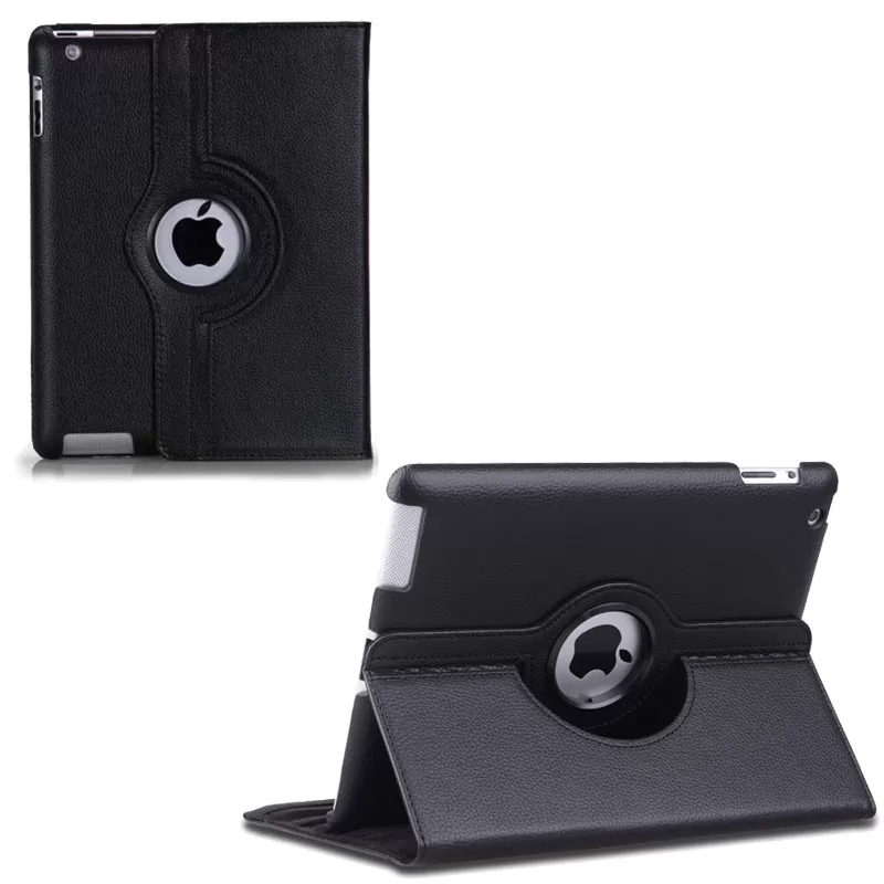 matshop.gr - VOLTE-TEL ΘΗΚΗ IPAD 2/3/4 LEATHER BOOK ROTATING STAND BLACK