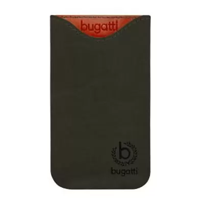 matshop.gr - BUGATTI ΘΗΚΗ ΠΟΥΓΚΙ LEATHER SKINNY GLOWING COAL ML NSP 2500/2300/2000/1850/1800 BLACK