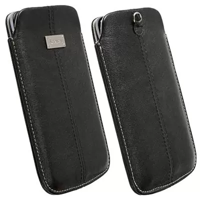 matshop.gr - KRUSELL ΘΗΚΗ ΠΟΥΓΚΙ LEATHER LUNA BLACK SAND L LONG