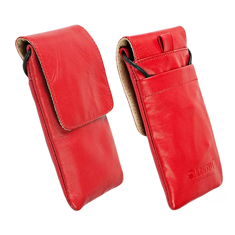 matshop.gr - KRUSELL ΘΗΚΗ ΠΟΥΓΚΙ LEATHER DALBY RED L LONG
