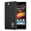 matshop.gr - BUGATTI ΘΗΚΗ SONY XPERIA Z FACEPLATE CLIP ON COVER SILK BLACK