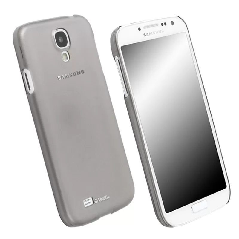 matshop.gr - KRUSELL ΘΗΚΗ SAMSUNG I9505 FACEPLATE FROSTCOVER TRANSPARENT BLACK