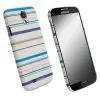 matshop.gr - KRUSELL ΘΗΚΗ SAMSUNG I9505 FACEPLATE PRINTCOVER BLUE STRIPE