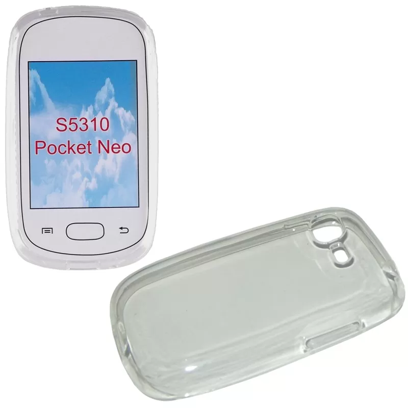 matshop.gr - VOLTE-TEL ΘΗΚΗ SAMSUNG S5310 POCKET NEO SLIMCOLOR TPU ΔΙΑΦΑΝΗ