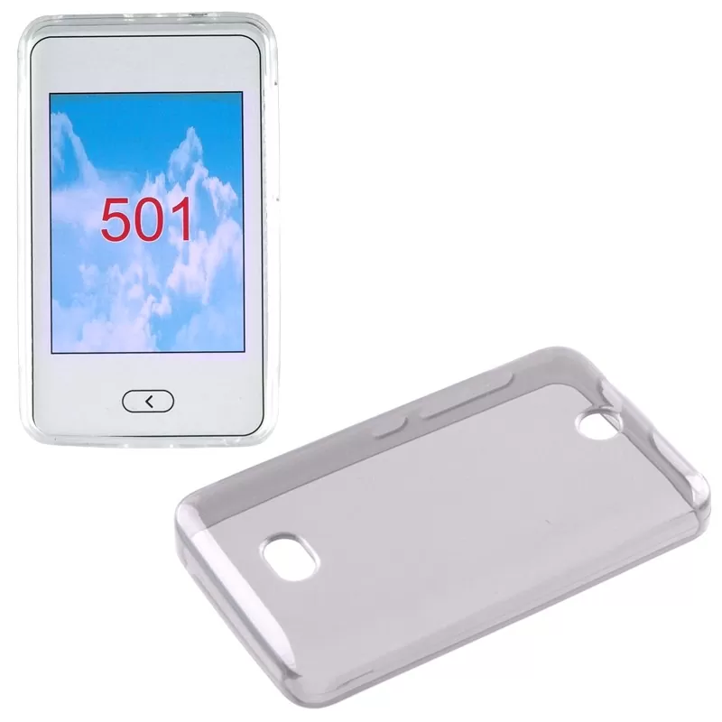 matshop.gr - VOLTE-TEL ΘΗΚΗ NOKIA ASHA 501 SLIMCOLOR TPU ΔΙΑΦΑΝΗ