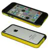 matshop.gr - VOLTE-TEL ΘΗΚΗ IPHONE 5C BUMPER METAL BUTTON YELLOW-BLACK