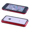 matshop.gr - VOLTE-TEL ΘΗΚΗ IPHONE 5C BUMPER METAL BUTTON RED-BLACK