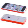 matshop.gr - VOLTE-TEL ΘΗΚΗ IPHONE 5C BUMPER METAL BUTTON ORANGE-WHITE