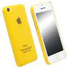 matshop.gr - KRUSELL ΘΗΚΗ IPHONE 5C FACEPLATE FROSTCOVER TRANSPARENT YELLOW