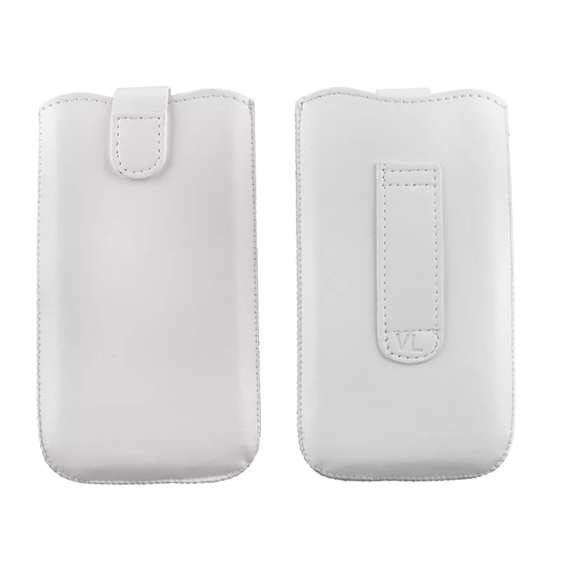 matshop.gr - VOLTE-TEL ΘΗΚΗ ΠΟΥΓΚΙ SOFTCASE LEATHER MAGNET LOOP WHITE XL