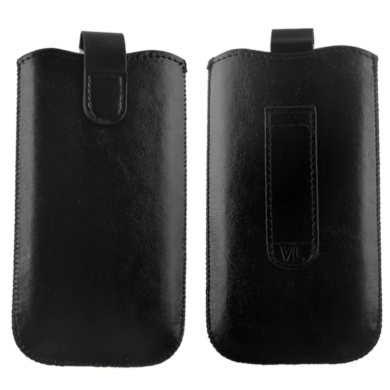 matshop.gr - VOLTE-TEL ΘΗΚΗ ΠΟΥΓΚΙ SOFTCASE LEATHER MAGNET LOOP BLACK XXL