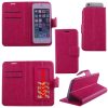 matshop.gr - VOLTE-TEL ΘΗΚΗ UNIVERSAL 4.5"-5.1" LEATHER BOOK STAND 3M SLIDE PINK