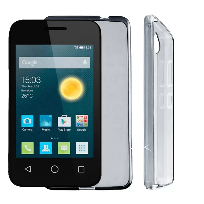 matshop.gr - VOLTE-TEL ΘΗΚΗ ALCATEL PIXI 3 3.5" 4009D SLIMCOLOR TPU ΔΙΑΦΑΝΗ ΓΚΡΙ