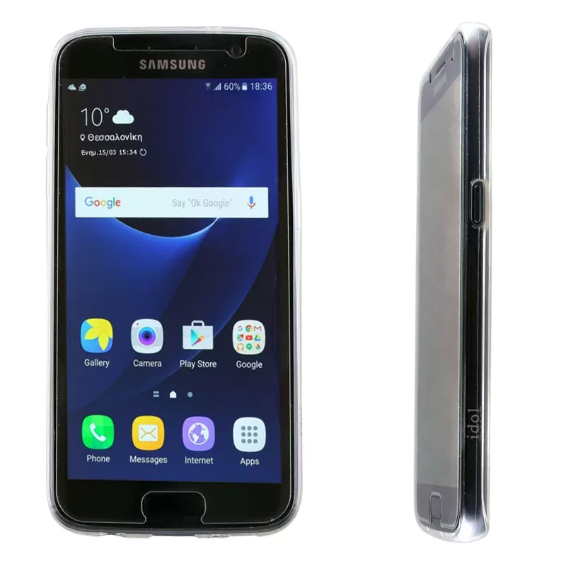 matshop.gr - IDOL 1991 ΘΗΚΗ SAMSUNG S7 G930 ULTRA THIN TPU 0.3mm ΔΙΑΦΑΝΗ