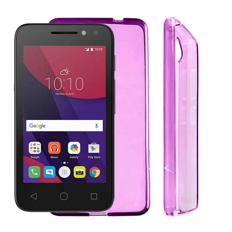 matshop.gr - VOLTE-TEL ΘΗΚΗ ALCATEL PIXI 4 4" 4034D SLIMCOLOR TPU ΔΙΑΦΑΝΗ ΡΟΖ