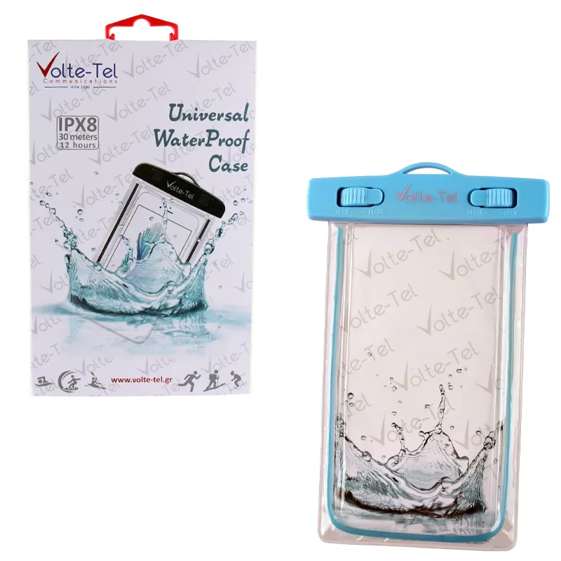 matshop.gr - VOLTE-TEL ΘΗΚΗ ΑΔΙΑΒΡΟΧΗ 2 IN 1 SPORTS ARMBAND LUMINUS IPX8 30m MAX SIZE 14.0cm x 7.0cm (5.4") BLUE