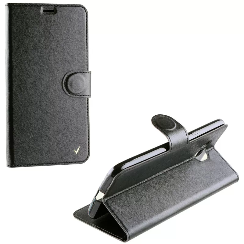 matshop.gr - VOLTE-TEL ΘΗΚΗ LG K3 K100 4.5" SILK LEATHER-TPU BOOK STAND BLACK