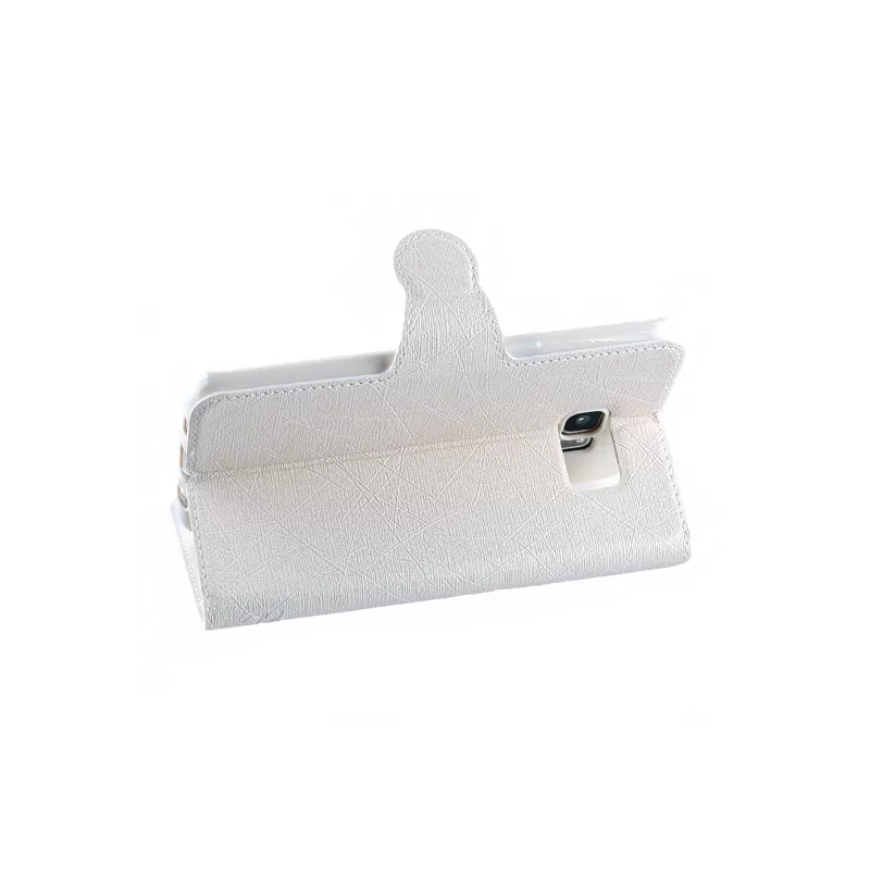 matshop.gr - VOLTE-TEL ΘΗΚΗ SAMSUNG S6 EDGE G925 LINE LEATHER-TPU BOOK STAND WHITE