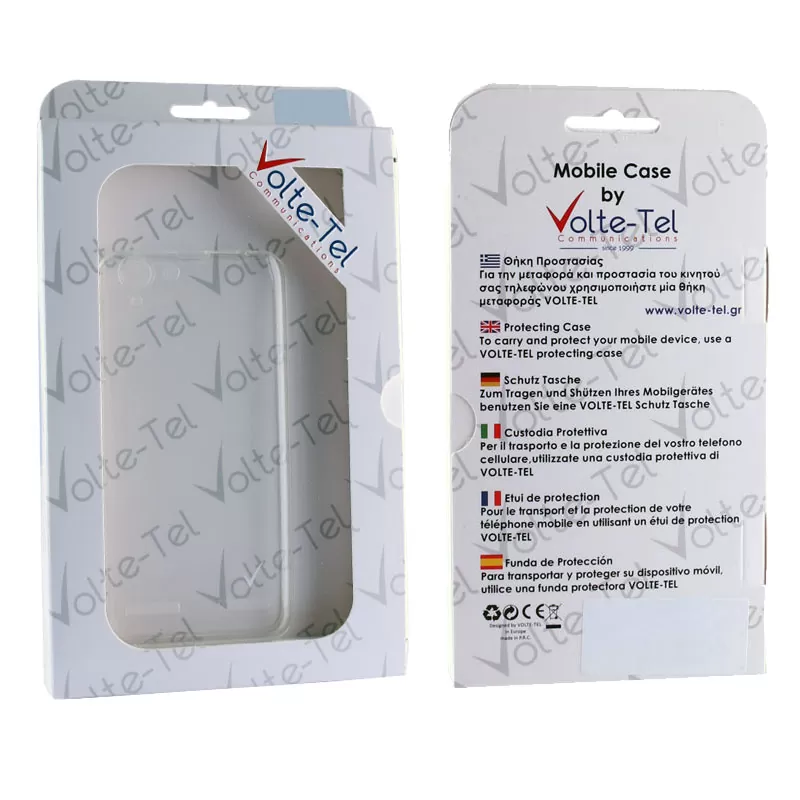 matshop.gr - VOLTE-TEL ΘΗΚΗ LENOVO A2010 SLIMCASE TPU WHITE
