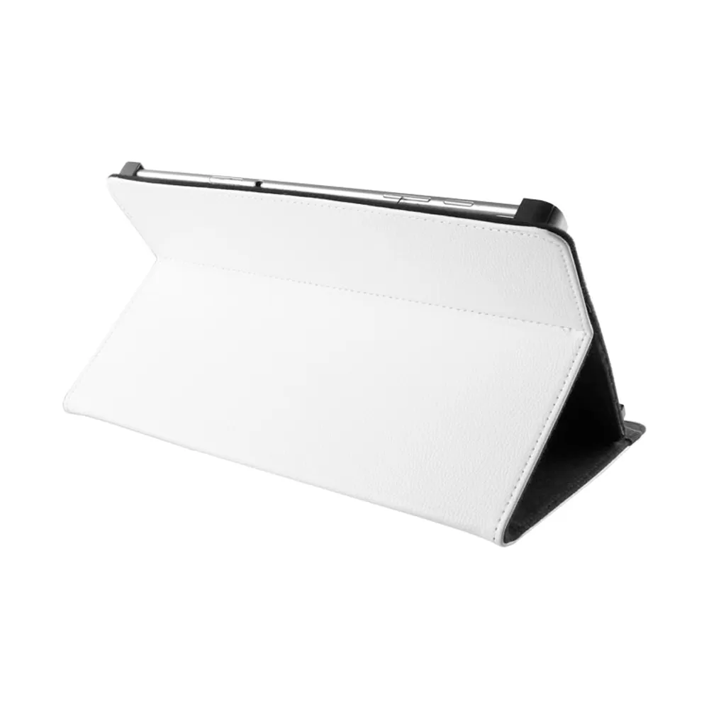 matshop.gr - VOLTE-TEL ΘΗΚΗ TABLET 10.2" - 13.5"  (33,8cm x 22,7cm) UNIVERSAL LEATHER BOOK STAND WHITE