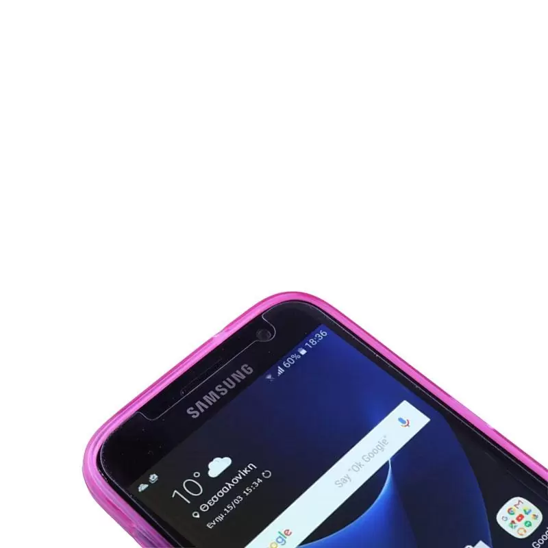 matshop.gr - VOLTE-TEL ΘΗΚΗ SAMSUNG S7 G930 5.1" SLIMCOLOR TPU ΔΙΑΦΑΝΗ ΡΟΖ
