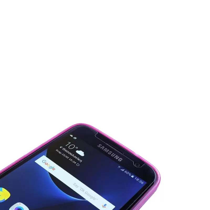 matshop.gr - IDOL 1991 ΘΗΚΗ SAMSUNG S7 G930 ULTRA THIN TPU 0.3mm ΔΙΑΦΑΝΗ ΡΟΖ
