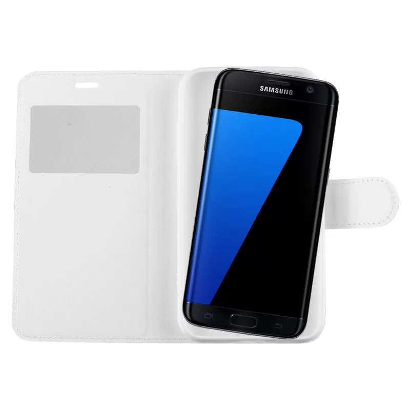 matshop.gr - VOLTE-TEL ΘΗΚΗ SAMSUNG S7 EDGE G935 LEATHER-TPU VIEW BOOK STAND WHITE