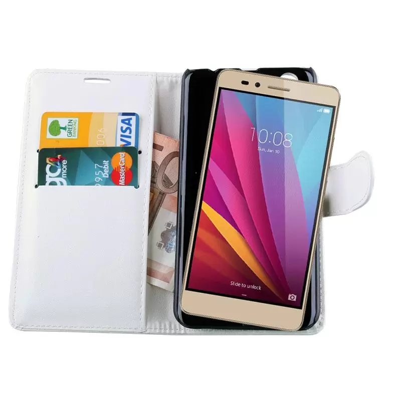 matshop.gr - VOLTE-TEL ΘΗΚΗ HONOR 5X LEATHER PU BOOK-STAND WHITE