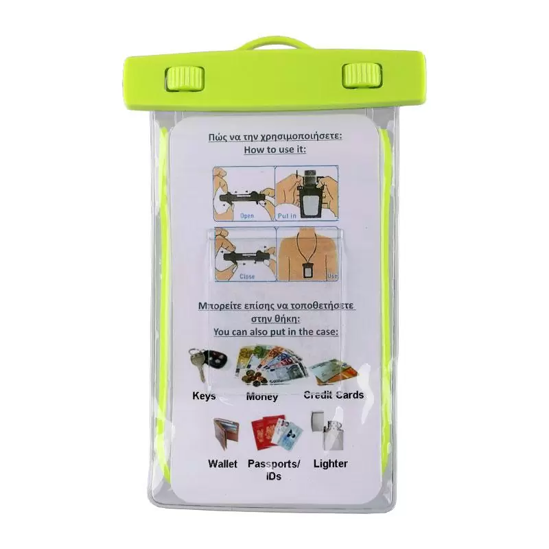 matshop.gr - VOLTE-TEL ΘΗΚΗ ΑΔΙΑΒΡΟΧΗ 2 IN 1 SPORTS ARMBAND LUMINUS IPX8 30m MAX SIZE 14.0cm x 7.0cm (5.4") GREEN