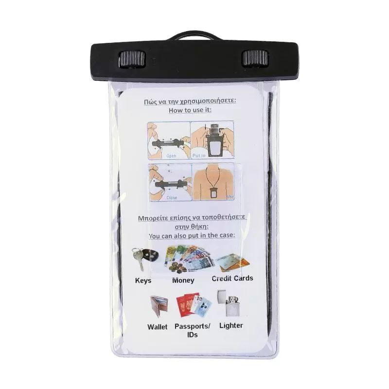 matshop.gr - VOLTE-TEL ΘΗΚΗ ΑΔΙΑΒΡΟΧΗ 2 IN 1 SPORTS ARMBAND LUMINUS IPX8 30m MAX SIZE 16.3cm x 7.8cm (6.8") BLACK