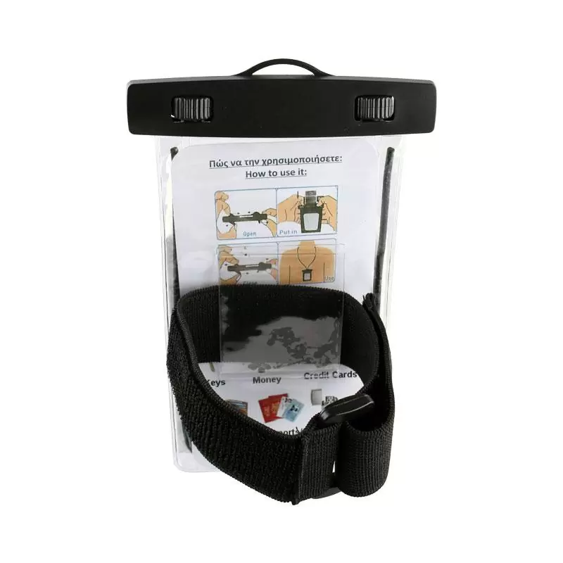 matshop.gr - VOLTE-TEL ΘΗΚΗ ΑΔΙΑΒΡΟΧΗ 2 IN 1 SPORTS ARMBAND LUMINUS IPX8 30m MAX SIZE 16.3cm x 7.8cm (6.8") BLACK