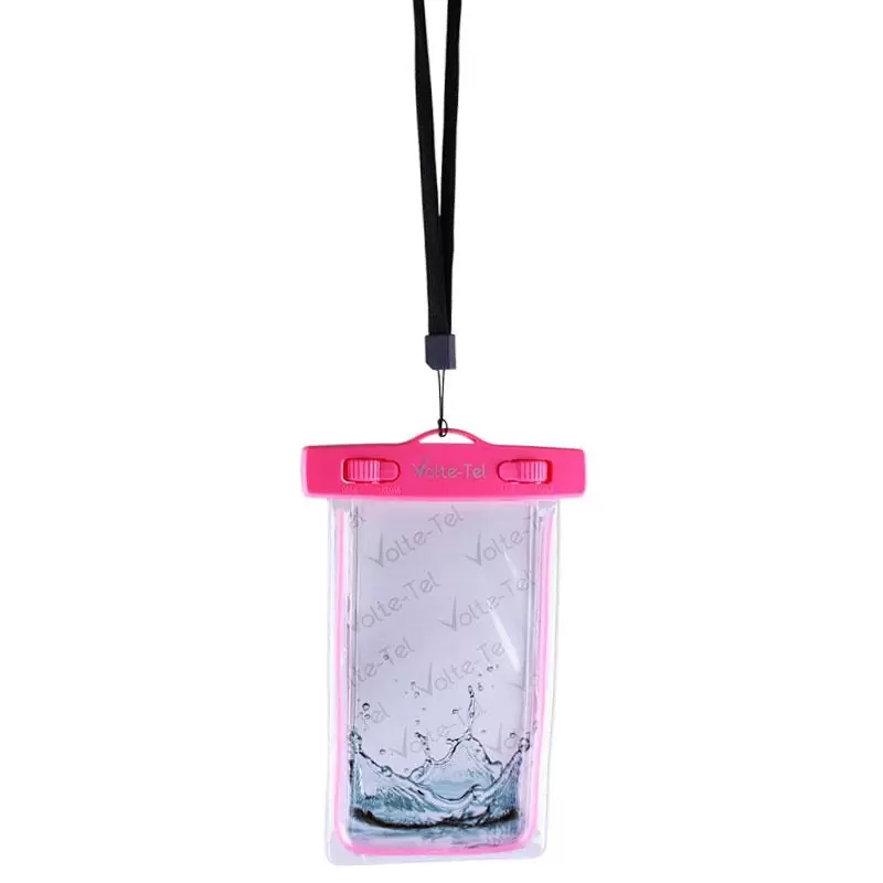 matshop.gr - VOLTE-TEL ΘΗΚΗ ΑΔΙΑΒΡΟΧΗ 2 IN 1 SPORTS ARMBAND LUMINUS IPX8 30m MAX SIZE 16.3cm x 7.8cm (6.8") PINK