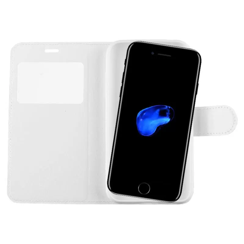 matshop.gr - VOLTE-TEL ΘΗΚΗ IPHONE SE 2022/IPHONE SE 2020/IPHONE 8/7 4.7" LEATHER-TPU VIEW BOOK STAND WHITE