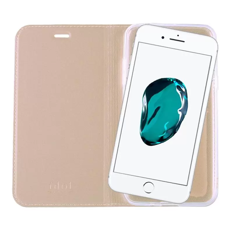 matshop.gr - IDOL 1991 ΘΗΚΗ IPHONE SE 2022/IPHONE SE 2020/IPHONE 8/7 4.7" PRIME MAGNET BOOK STAND GOLD