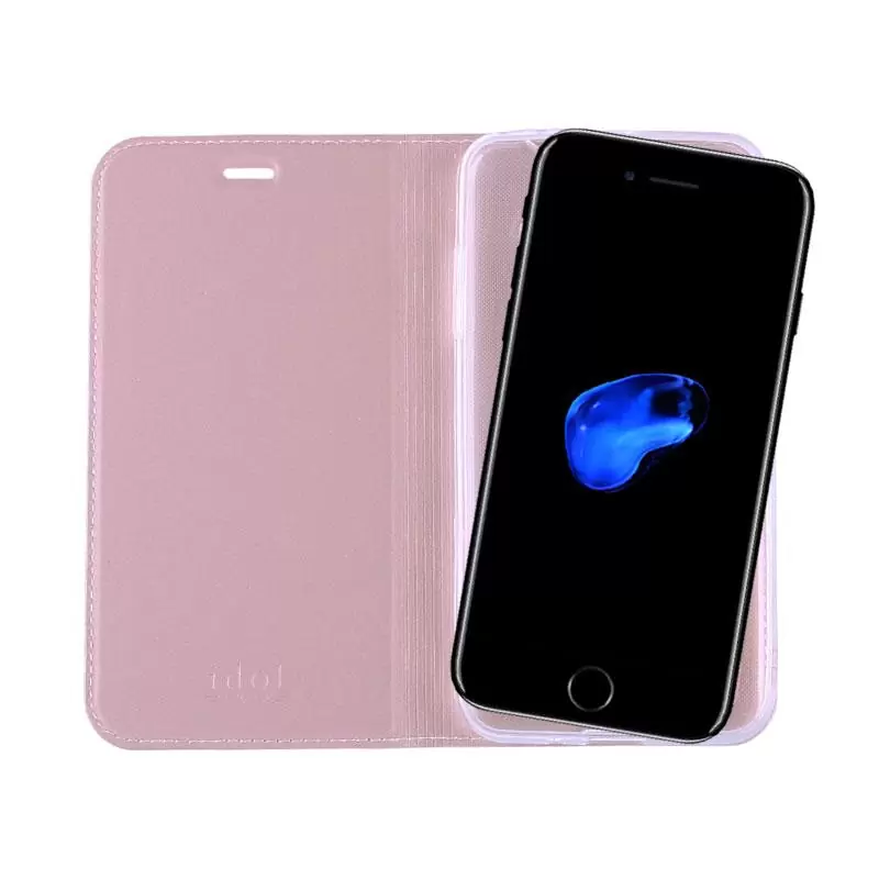 matshop.gr - IDOL 1991 ΘΗΚΗ IPHONE 8/7 P 5.5" PRIME MAGNET BOOK STAND ROSE GOLD