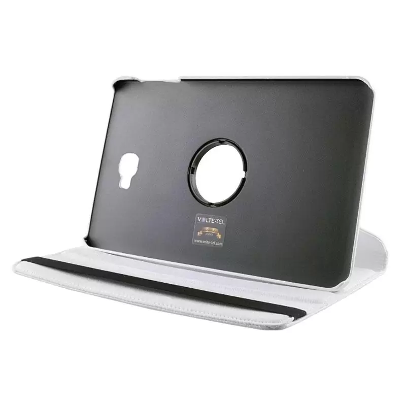 matshop.gr - VOLTE-TEL ΘΗΚΗ SAMSUNG TAB A T580 10.1" LEATHER BOOK ROTATING STAND WHITE