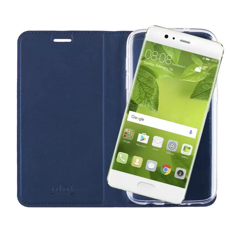 matshop.gr - IDOL 1991 ΘΗΚΗ HUAWEI P10 5.1" PRIME MAGNET BOOK STAND DARK BLUE