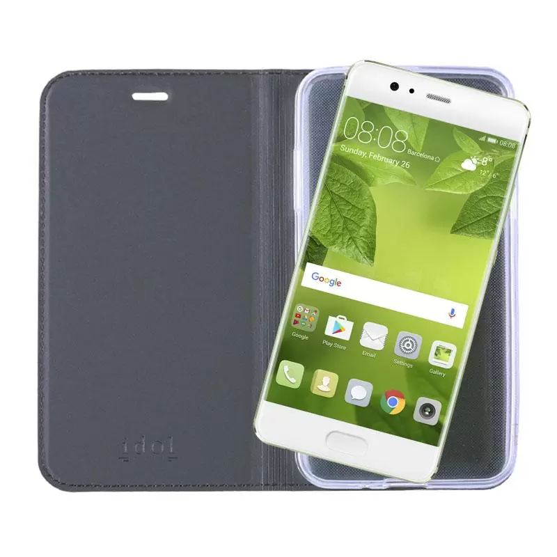 matshop.gr - IDOL 1991 ΘΗΚΗ HUAWEI P10 5.1" PRIME MAGNET BOOK STAND GREY