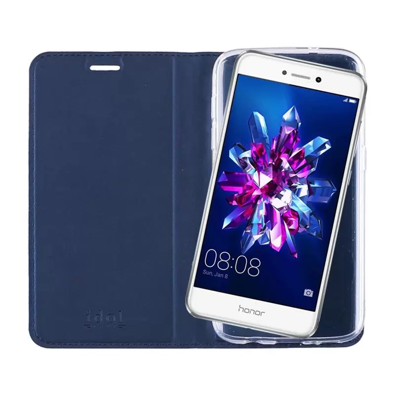 matshop.gr - IDOL 1991 ΘΗΚΗ HUAWEI P9 LITE 2017 PRIME MAGNET BOOK STAND DARK BLUE