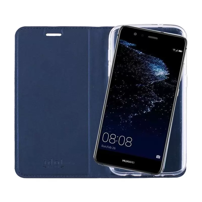 matshop.gr - IDOL 1991 ΘΗΚΗ HUAWEI P10 LITE 5.2" PRIME MAGNET BOOK STAND DARK BLUE