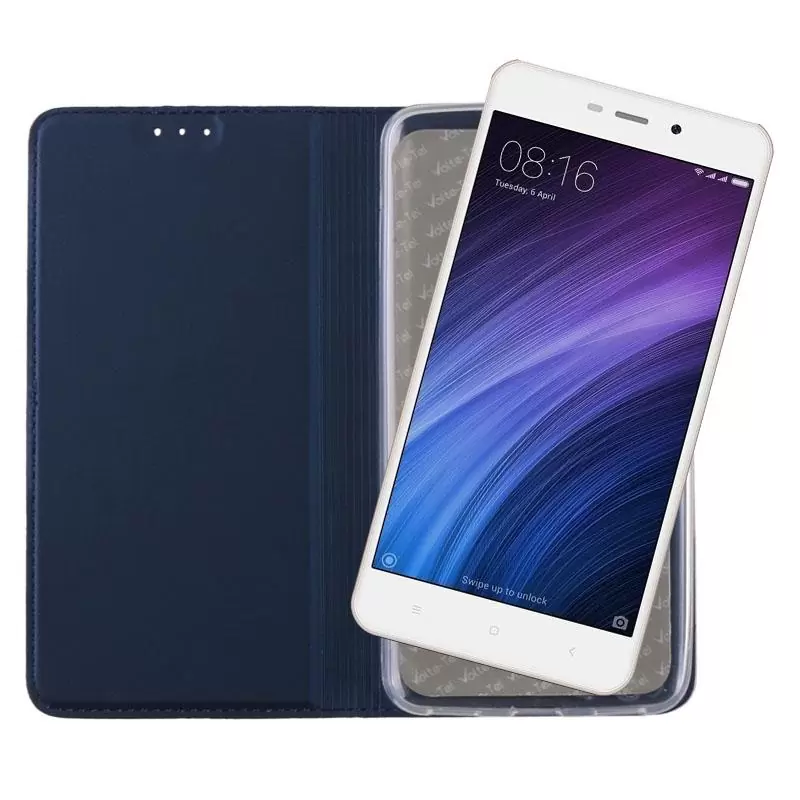 matshop.gr - VOLTE-TEL ΘΗΚΗ XIAOMI REDMI 4A 5.0" MAGNET BOOK STAND DARK BLUE