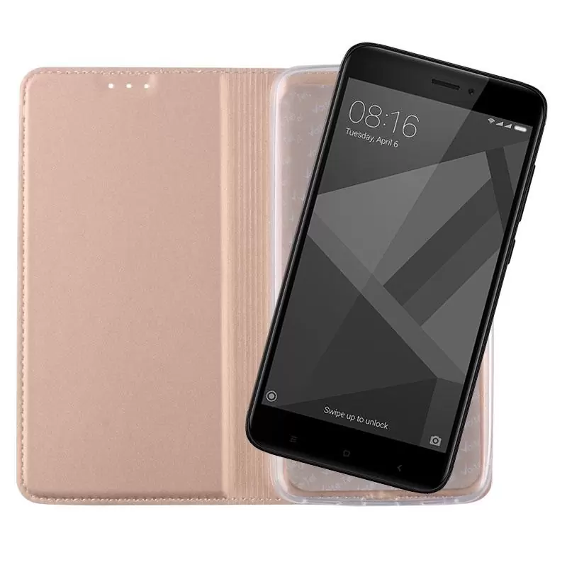 matshop.gr - VOLTE-TEL ΘΗΚΗ XIAOMI REDMI 4X 5.0" MAGNET BOOK STAND GOLD