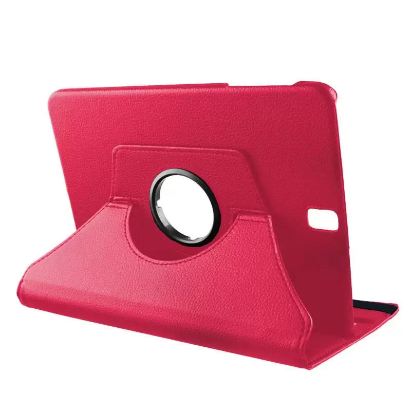 matshop.gr - VOLTE-TEL ΘΗΚΗ SAMSUNG TAB A 2017 T385 8" LEATHER BOOK ROTATING STAND PINK