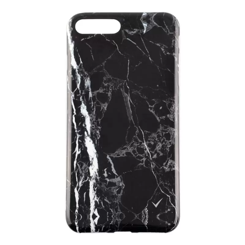 matshop.gr - VOLTE-TEL ΘΗΚΗ IPHONE 8 PLUS/7 PLUS 5.5" MARBLE TPU BLACK 01