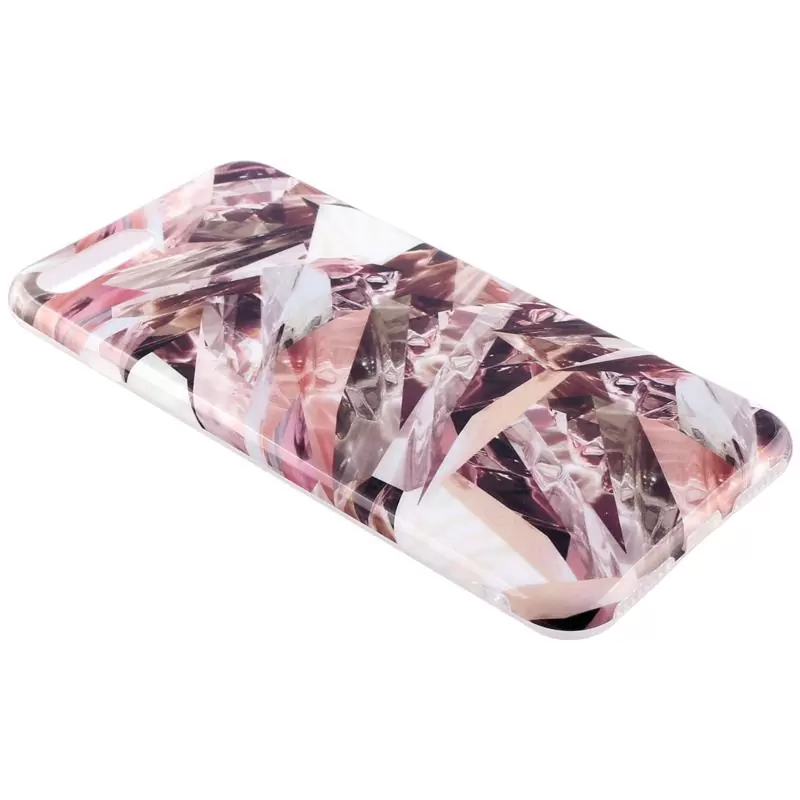 matshop.gr - VOLTE-TEL ΘΗΚΗ IPHONE 8 PLUS/7 PLUS 5.5" MARBLE TPU BROWN 06
