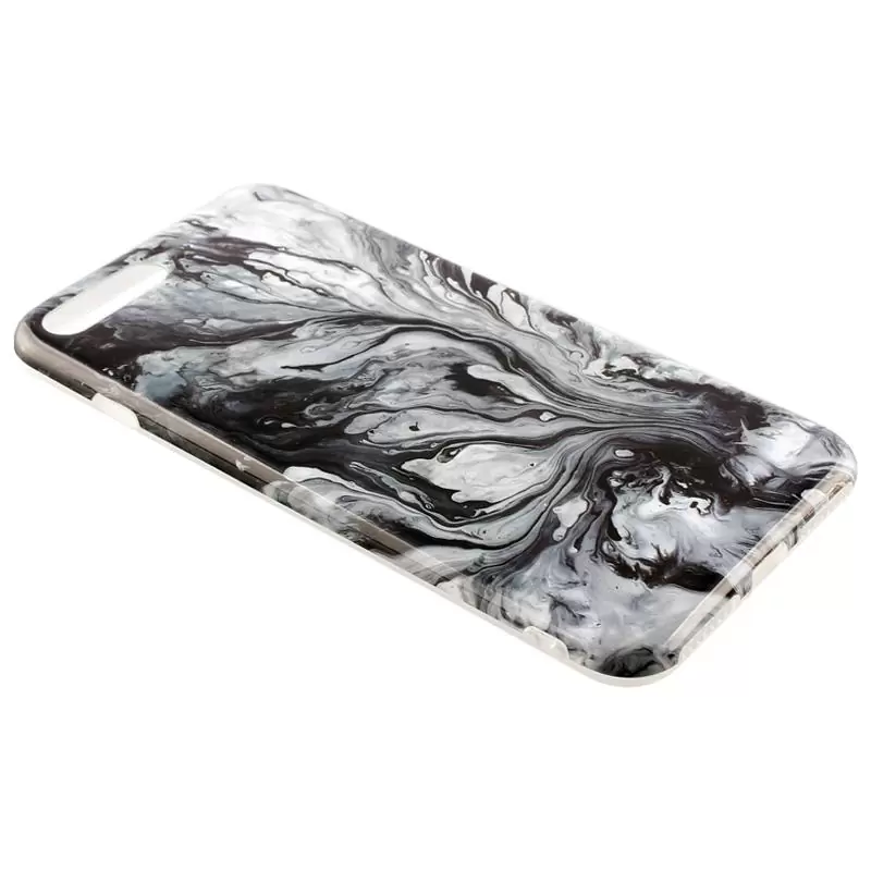 matshop.gr - VOLTE-TEL ΘΗΚΗ IPHONE 8 PLUS/7 PLUS 5.5" MARBLE TPU GREY 02