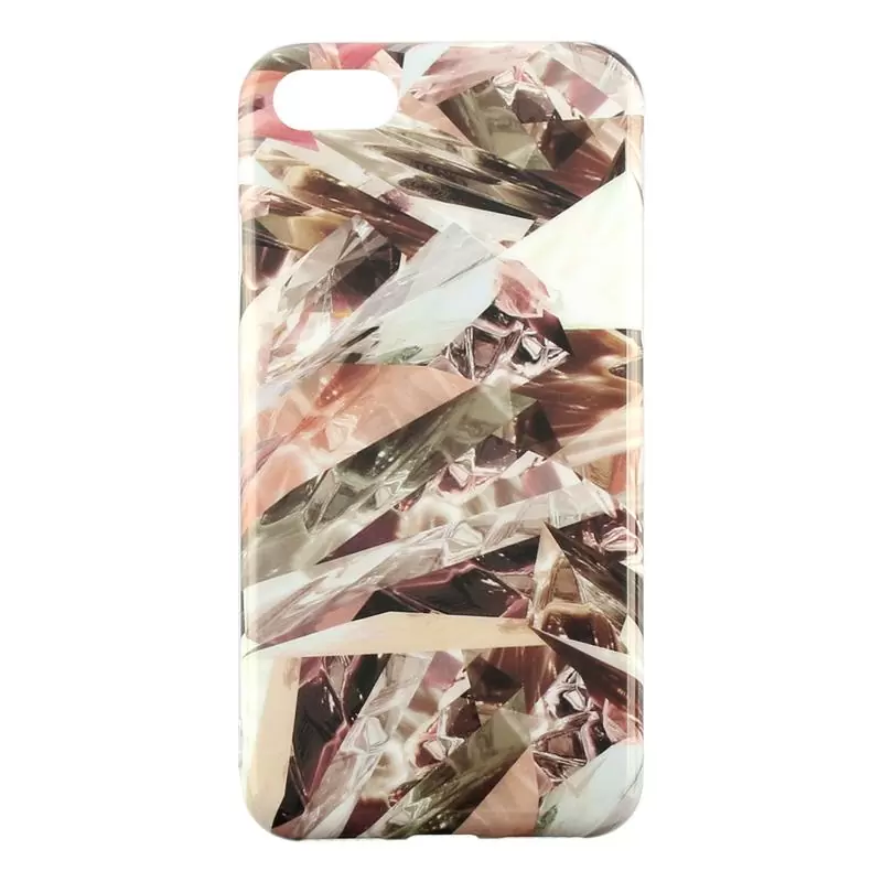 matshop.gr - VOLTE-TEL ΘΗΚΗ IPHONE SE 2022/IPHONE SE 2020/IPHONE 8/7 4.7" MARBLE TPU BROWN 06